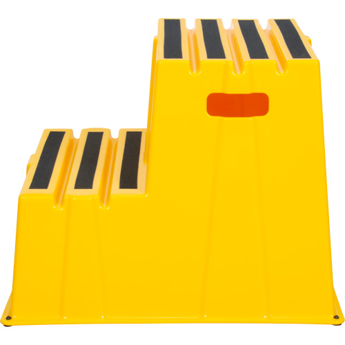 Industrial Step Stool, 2 Steps, 26" x 22-7/16" x 19-11/16" High Distribution Jean Lapalme