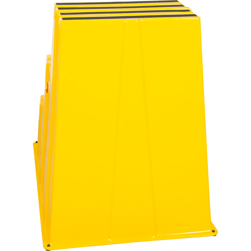 Industrial Step Stool, 3 Steps, 34-13/16" x 22-7/16" x 28-1/2" High Distribution Jean Lapalme