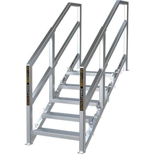 Escalier Smartstairs t&eacute;lescopique &agrave; 3-5 marches en aluminium Distribution Jean Lapalme