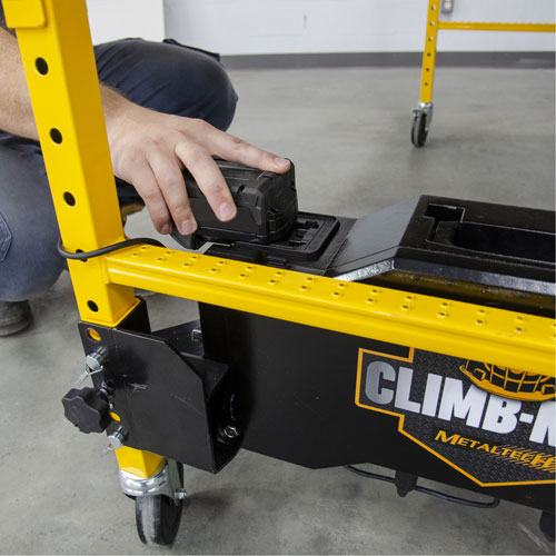 Syst&egrave;me de motorisation pour &eacute;chafaudage Climb-N-Go Distribution Jean Lapalme