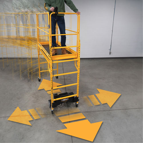 Syst&egrave;me de motorisation pour &eacute;chafaudage Climb-N-Go Distribution Jean Lapalme