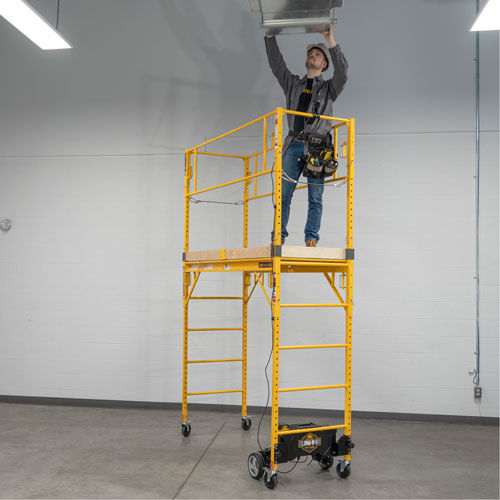 Syst&egrave;me de motorisation pour &eacute;chafaudage Climb-N-Go Distribution Jean Lapalme