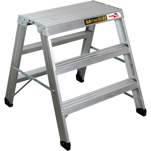 Portable Work-Stand Saw Horse, Aluminum Frame, 12-1/4" D x 36" H Distribution Jean Lapalme