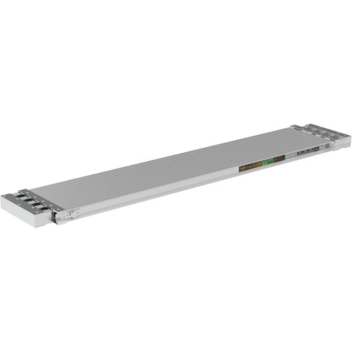Telescoping Work Plank, 108" W x 12" D, 250 lbs. Capacity, Knocked Down Distribution Jean Lapalme