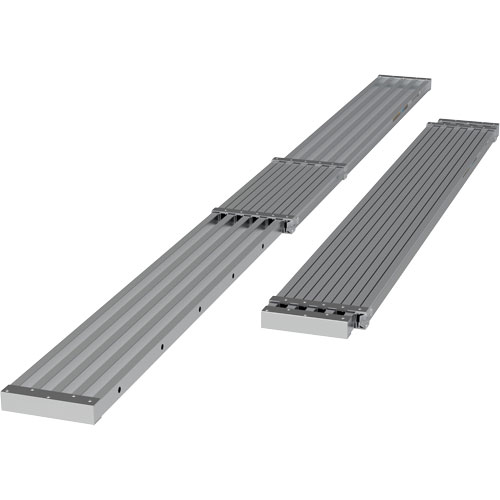 Planche de travail t&eacute;lescopique, 156" la x 12" pr, Capacit&eacute; de 250 lb, D&eacute;mont&eacute; Distribution Jean Lapalme