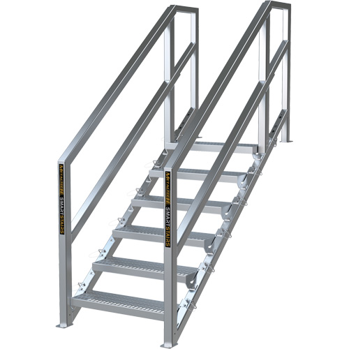 Syst&egrave;me d'escalier modulaire pour la construction de 6-10 marches SmartStairs, 75" ha Distribution Jean Lapalme