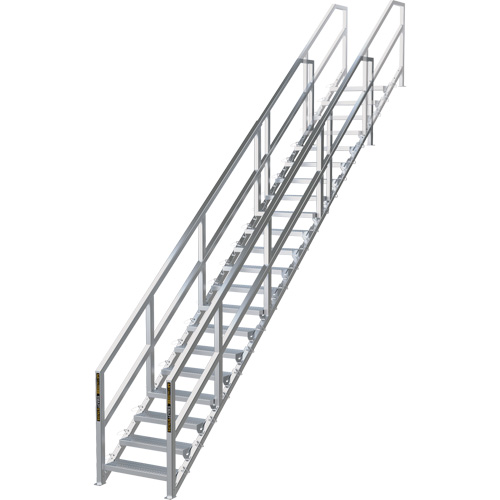 Syst&egrave;me d'escalier modulaire pour la construction de 17-21 marches SmartStairs, 157-1/2" ha Distribution Jean Lapalme