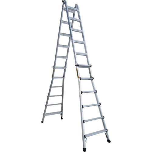 Telescoping Multi-Position Ladder, Aluminum, 300 lbs. Distribution Jean Lapalme