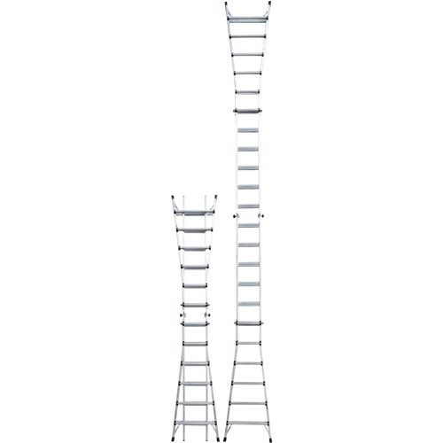 Telescoping Multi-Position Ladder, Aluminum, 300 lbs. Distribution Jean Lapalme