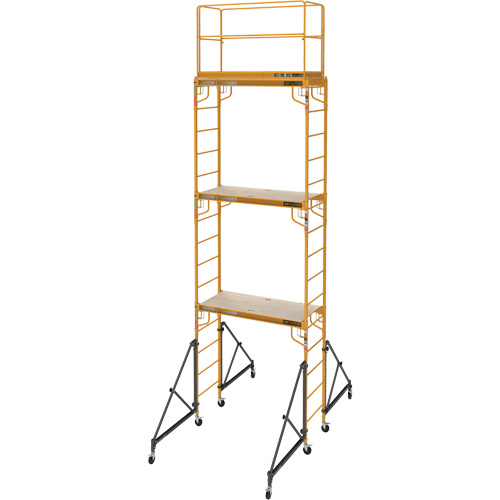 Complete 18' Drywall  Baker Scaffold Tower Set, 122" D x 236" H Distribution Jean Lapalme