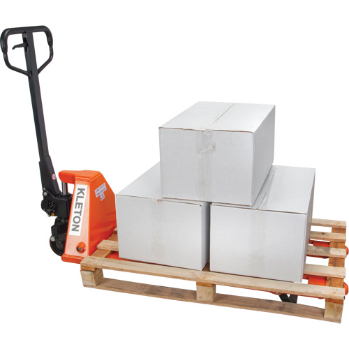 Low Profile Hydraulic Pallet Trucks, 48" L x 20.5" W, 3300 lbs. Cap. Distribution Jean Lapalme