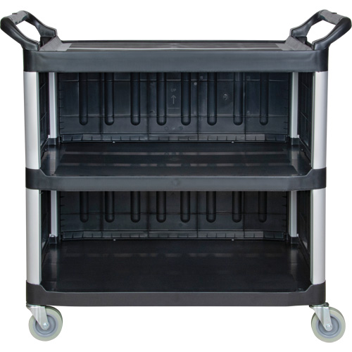Chariot utilitaire, 3 tiers, 19-3/4" x 37-1/2" x 40-1/4", Capacit&eacute; 250 lb Distribution Jean Lapalme
