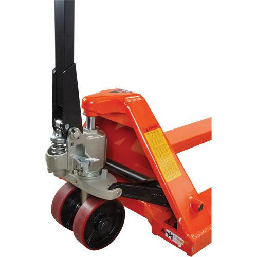8' Long Fork Hydraulic Pallet Trucks, 96" L x 27" W, 4400 lbs. Capacity Distribution Jean Lapalme