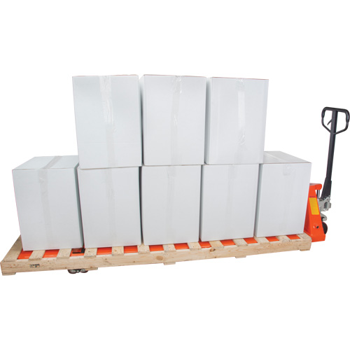8' Long Fork Hydraulic Pallet Trucks, 96" L x 27" W, 4400 lbs. Capacity Distribution Jean Lapalme