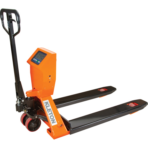 Digital Scale Pallet Truck, 44.5" L x 27.75" W, 4400 lbs. Cap. Distribution Jean Lapalme