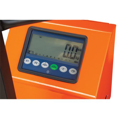 Digital Scale Pallet Truck, 44.5" L x 27.75" W, 4400 lbs. Cap. Distribution Jean Lapalme