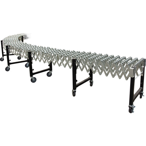 Expandable Conveyor, 23" W x 24' L, 200 lbs. per lin. ft. Capacity Distribution Jean Lapalme