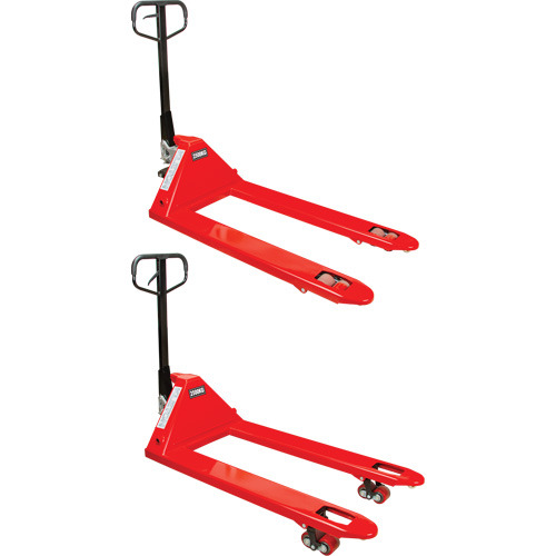 Transpalette manuel, Acier, 48" lo x 27" la, Capacit&eacute; 5500 lb Distribution Jean Lapalme
