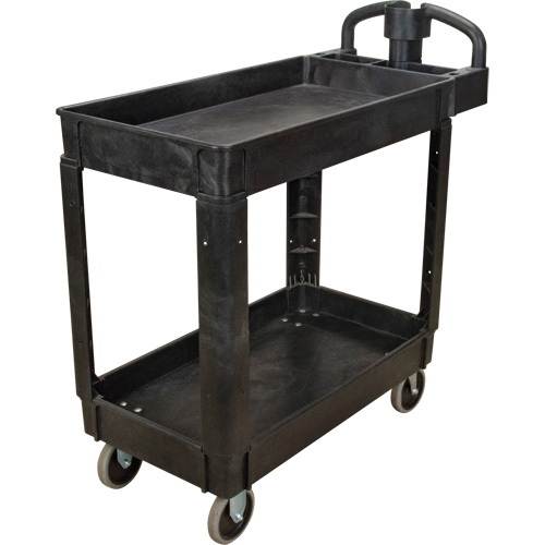 Chariot utilitaire, 2 tiers, 17-1/8" x 33-1/2" x 37-5/8", Capacit&eacute; 550 lb Distribution Jean Lapalme