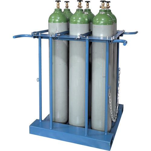6-Cylinder Forklift Cylinder Storage Caddy Distribution Jean Lapalme