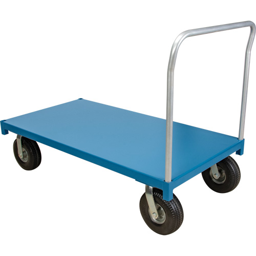  Chariot &agrave; plateforme pour l'ext&eacute;rieur, 48" lo x 30" la x Capacit&eacute; 1200 lb, Roues en Anticrevaison Distribution Jean Lapalme