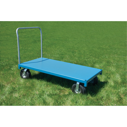  Chariot &agrave; plateforme pour l'ext&eacute;rieur, 48" lo x 30" la x Capacit&eacute; 1200 lb, Roues en Anticrevaison Distribution Jean Lapalme