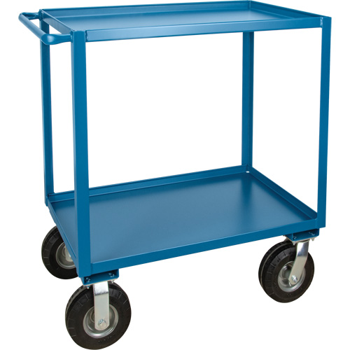 Outdoor Shelf Cart, 2 Tiers, 24" W x 39" H x 51" D, 1200 lbs. Capacity Distribution Jean Lapalme