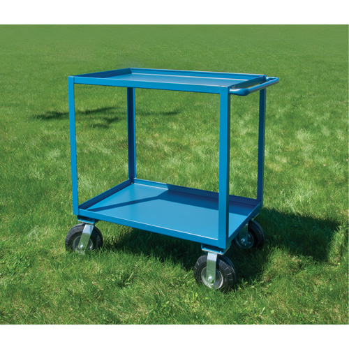 Outdoor Shelf Cart, 2 Tiers, 24" W x 39" H x 51" D, 1200 lbs. Capacity Distribution Jean Lapalme