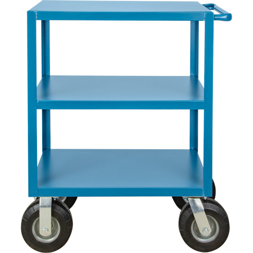Outdoor Shelf Cart, 3 Tiers, 24" W x 39" H x 51" D, 1200 lbs. Capacity Distribution Jean Lapalme