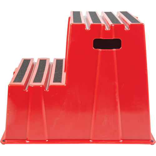 Escabeau industriel, 2 marches, 26" x 22-7/16" x Hauteur 19-11/16" Distribution Jean Lapalme