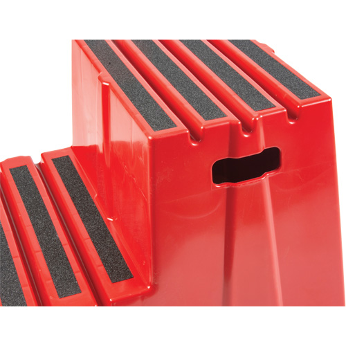 Escabeau industriel, 2 marches, 26" x 22-7/16" x Hauteur 19-11/16" Distribution Jean Lapalme