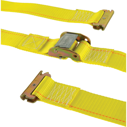 Tendeur d'arrimage utilitaire robuste, Boucle &agrave; came, 2" la x 12' lo, Charge d'utilisation 835 lb (379 kg) Distribution Jean Lapalme