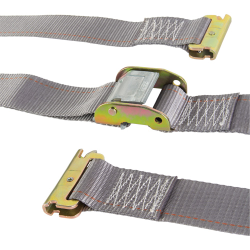 Tendeur d'arrimage utilitaire robuste, Boucle &agrave; came, 2" la x 16' lo, Charge d'utilisation 835 lb (379 kg) Distribution Jean Lapalme
