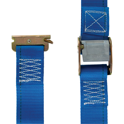 Ratchet Utility Strap, Cam Buckle, 2" W x 20' L, 835 lbs. (379 kg) WLL Distribution Jean Lapalme