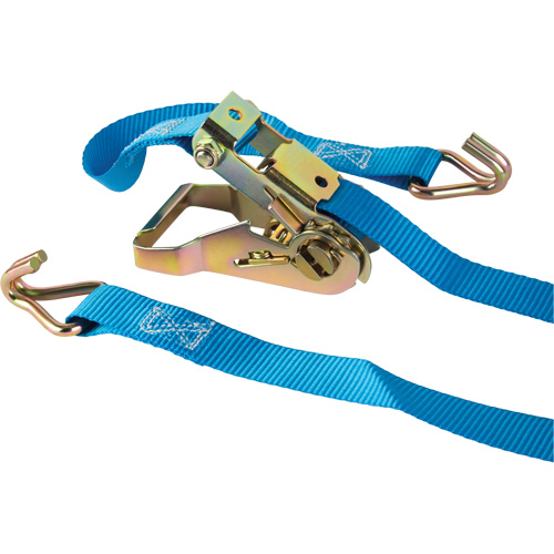 Ratchet Strap, J-Hook, 1" W x 16' L, 835 lbs. (379 kg) Working Load Limit Distribution Jean Lapalme