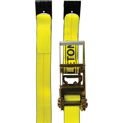 Tendeur d'arrimage pour treuil, Crochet plat, 3" , 30' , Charge d'utilisation max. 5400 lb (2449 kg) Distribution Jean Lapalme