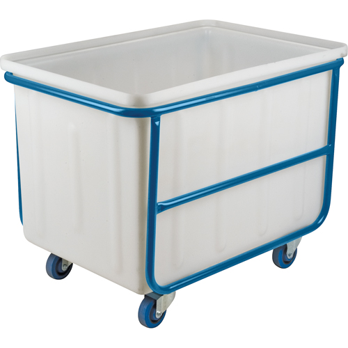 Straight Wall Box Truck, White Polyethylene, 46" L x 28" W x 31" H, 14 cu. ft. Volume, 1000 lbs. Capacity Distribution Jean Lapalme