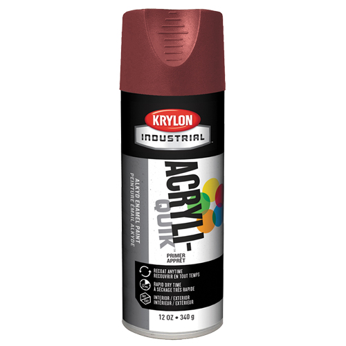 Laque industrielle Acryli-Quik, Brun roux, Tr&egrave;s mat, 12 oz, Canette a&eacute;rosol Distribution Jean Lapalme