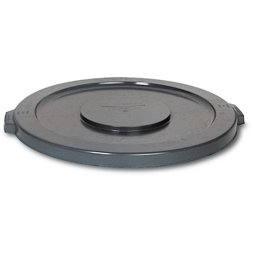 Couvercles ronds Brute, Couvercle plat, Plastique/Poly&eacute;thyl&egrave;ne, Convient aux contenants 15-5/8" dia. Distribution Jean Lapalme