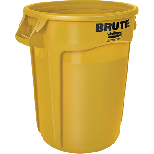 Round Brute&reg; Containers, Polyethylene, 32 US gal. Distribution Jean Lapalme