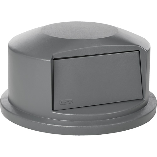 Round Brute&reg; Tops, Dome Lid, Plastic/Polyethylene, Fits Container Size: 24" Dia. Distribution Jean Lapalme