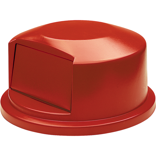 Round Brute&reg; Tops, Dome Lid, Plastic/Polyethylene, Fits Container Size: 24" Dia. Distribution Jean Lapalme