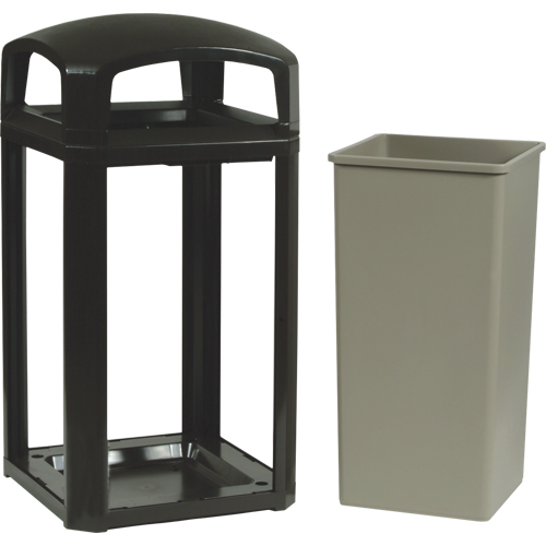 Landmark Series&reg; Classic Container Frame With Rigid Liner, Plastic, 50 US gal. Distribution Jean Lapalme