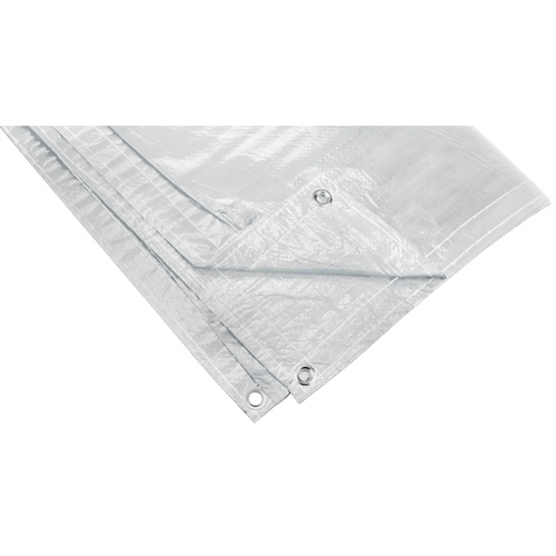 Insulated Tarp, Polyethylene, White, 20' x 12' x 8 mils Distribution Jean Lapalme