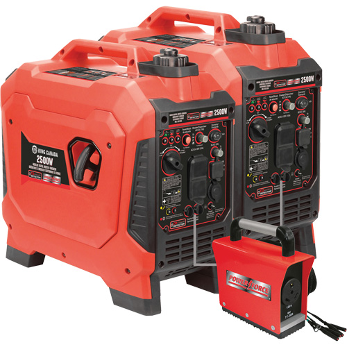 G&eacute;n&eacute;ratrice &agrave; onduleur, Surtension 2500 W, Nominale 1800 W, R&eacute;servoir 4,2 L Distribution Jean Lapalme
