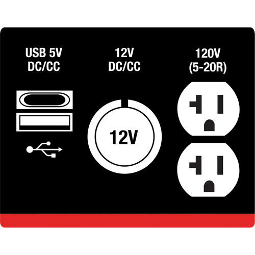 G&eacute;n&eacute;ratrice &agrave; onduleur, Surtension 2500 W, Nominale 1800 W, R&eacute;servoir 4,2 L Distribution Jean Lapalme