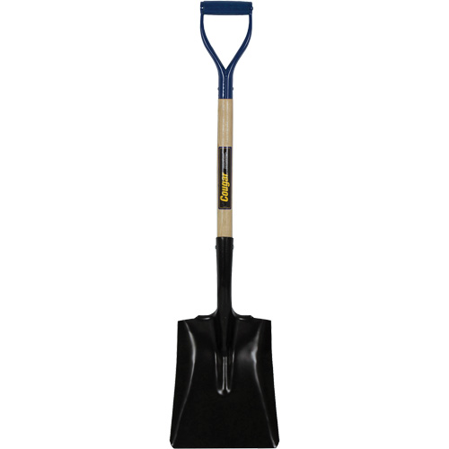Square Point Shovel, Hardwood, Tempered Steel Blade, D-Grip Handle, 41-1/2" Long Distribution Jean Lapalme