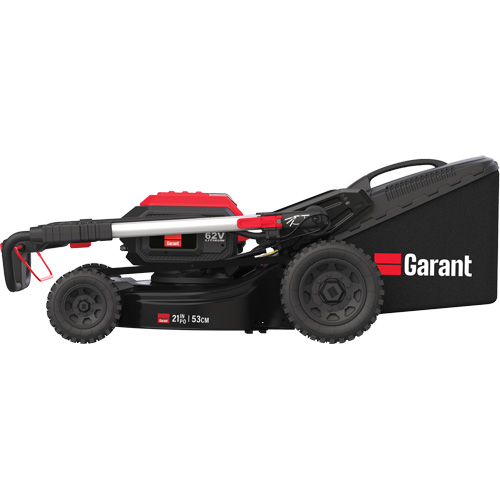 Ensemble tondeuse &agrave; gazon &eacute;lectrique de premi&egrave;re qualit&eacute; de 21", Pouss&eacute;e, &agrave; pile, Largeur de coupe 20" Distribution Jean Lapalme