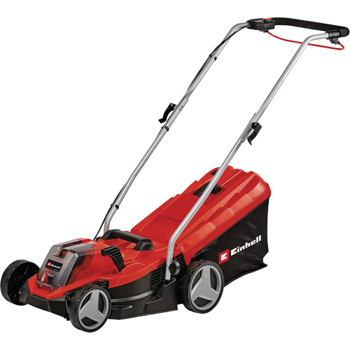 Ensemble tondeuse &agrave; gazon pouss&eacute;e sans fil, Pouss&eacute;e, &agrave; pile, Largeur de coupe 13" Distribution Jean Lapalme