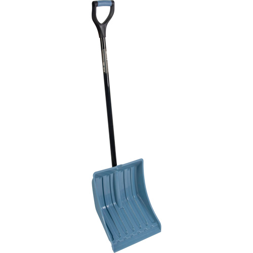 Snow Shovel, Polypropylene Blade, 17-1/2" Wide, Straight Handle Distribution Jean Lapalme